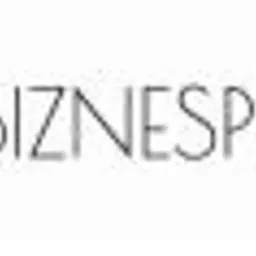 Logo firmy z nazwą 'BIZNESPLAN24' w cienkim, szarym fontcie i niebieskim, abstrakcyjnym symbolem po lewej stronie.