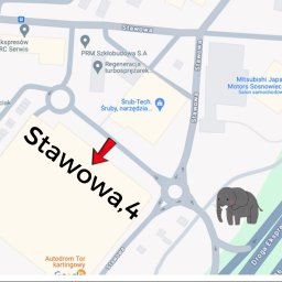 Mapa dojazdu do TRAININGUP STUDIO znajduje się pod adresem ul. Stawowa, 4 
41-214 Sosnowiec