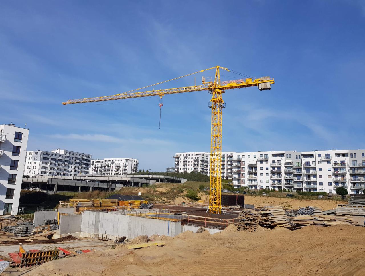 Malowanie konstrukcji dźwigowych