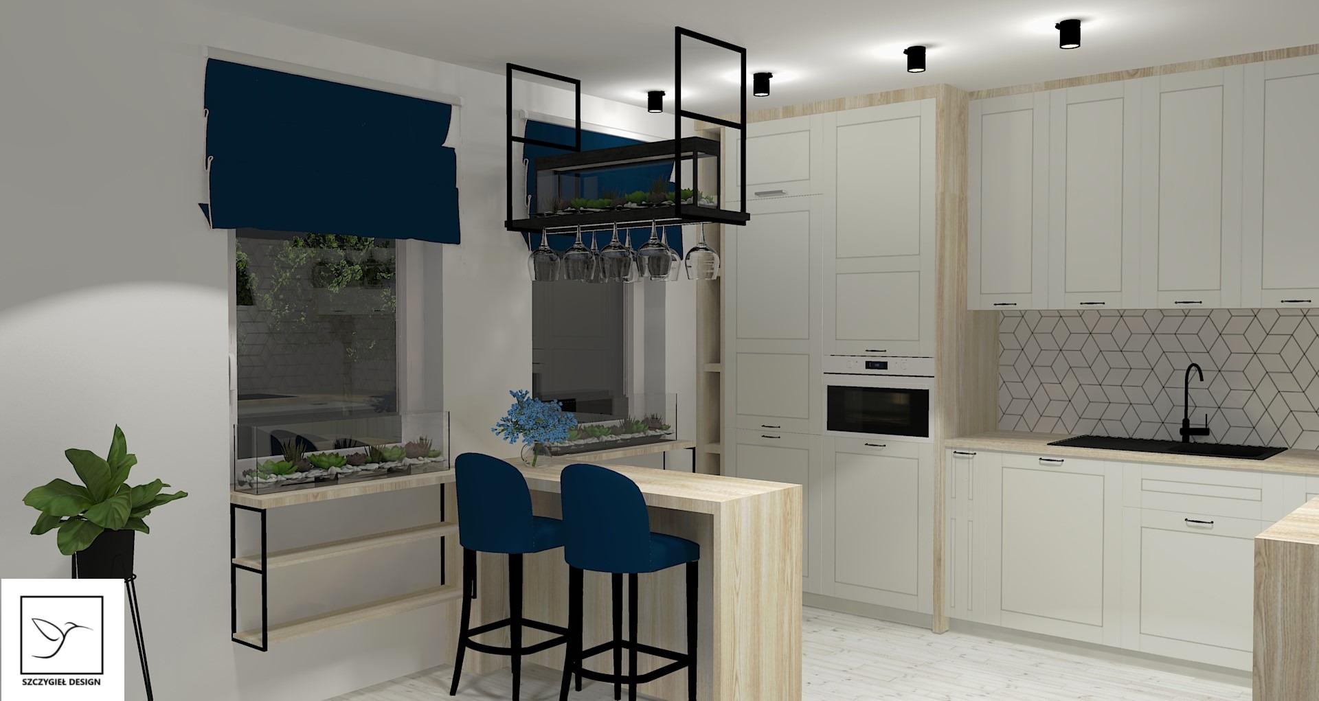 Wizualizacja 3d Fotorealistyczna - Kuchnia