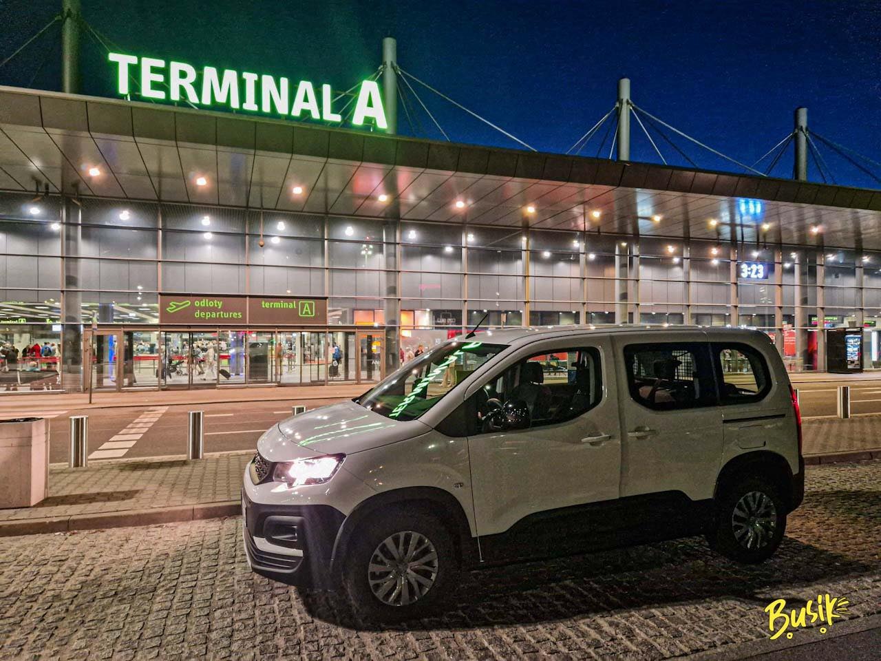 Pierwszy wyjazd naszego Rifterka na lotnisko w Pyrzowicach.