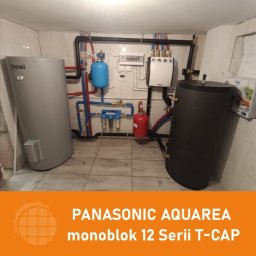 Montaż pompy ciepła 🟧 PANASONIC AQUAREA monoblok 12 Serii T-CAP - Krojanty k/Chojnic