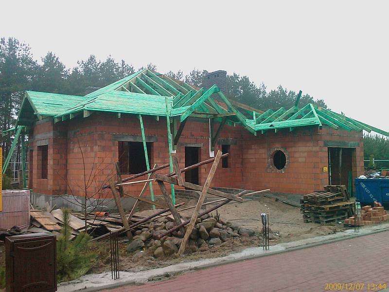 Budowa domu - stan surowy otwarty