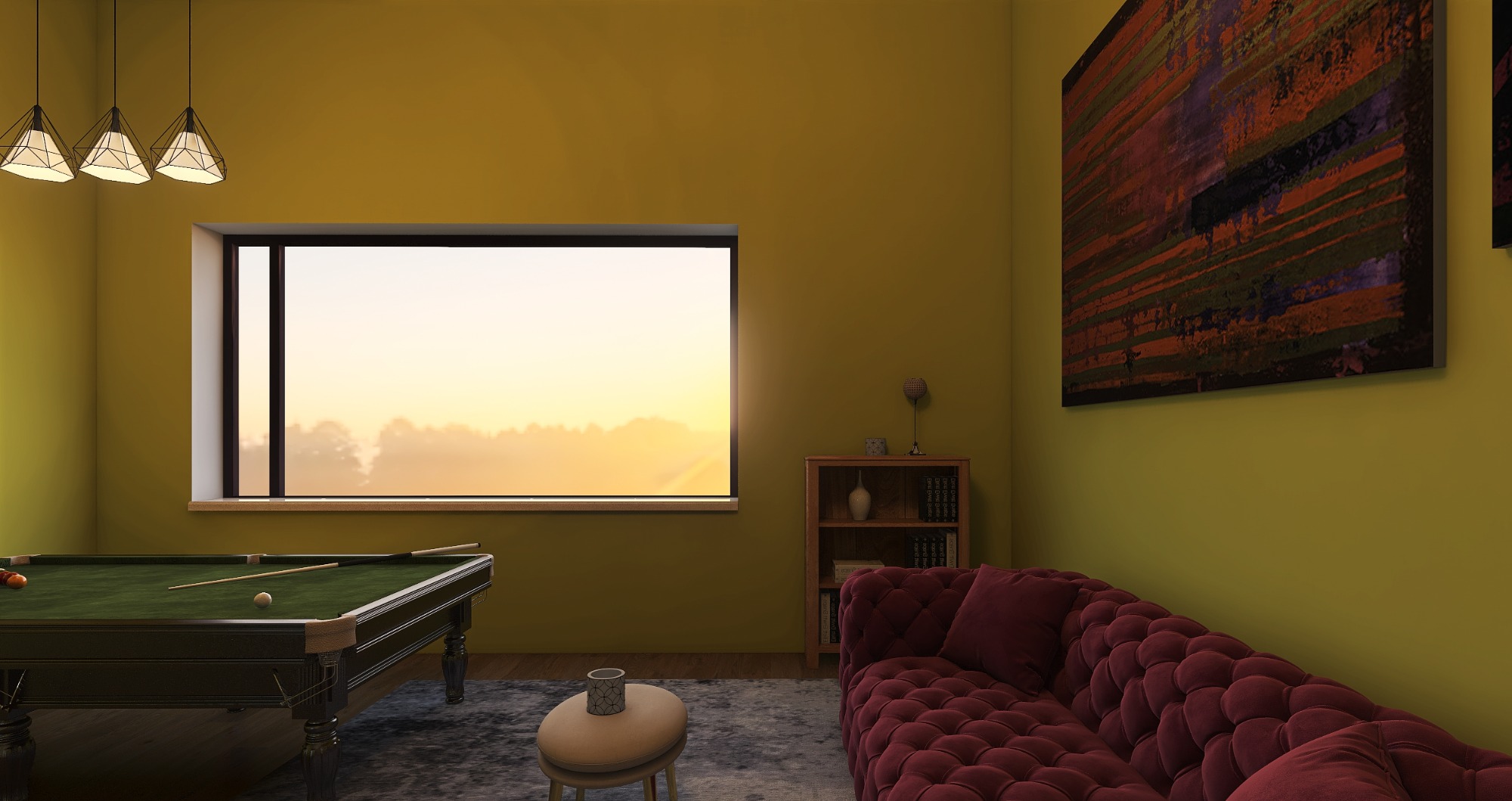 Projekt pokoju wypoczynkowego