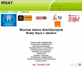 IRSAT - Instalacja Anten Satelitarnych Nowy Sącz