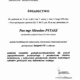 Uprawnienia geologiczne