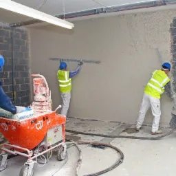 Tynki maszynowe gipsowe i cementowo-wapienne