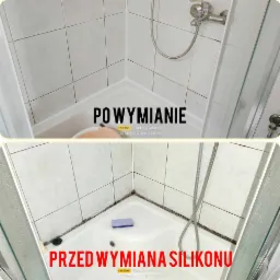 Wymiana starego nieszczelnego silikonu