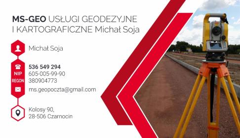 MS-GEO Usługi Geodezyjne i Kartograficzne Michał Soja - Budowa dróg Kolosy