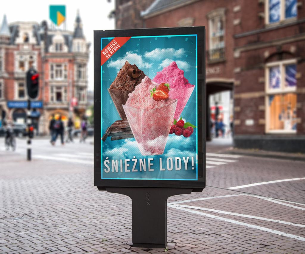 New Snow Ice - Banner reklamowy