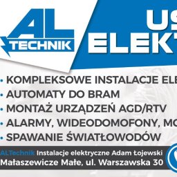 ALTechnik Adam Łojewski instalacje elektryczne i teletechniczne - Alarmy Domowe Małaszewicze małe