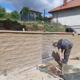 PROBUD Krzysztof Gołda - Wykonanie murka z gotowych elementów - Wałbrzych