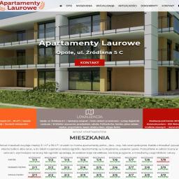 Strona internetowa www.ApartamentyLaurowe.pl