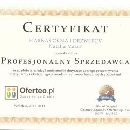 Certyfikat Profesjonalnego Sprzedawcy