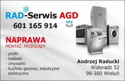 RAD-SERWIS AGD - Naprawa lodówek Wieluń