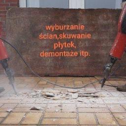Wyburzanie ścian Ząbki 1