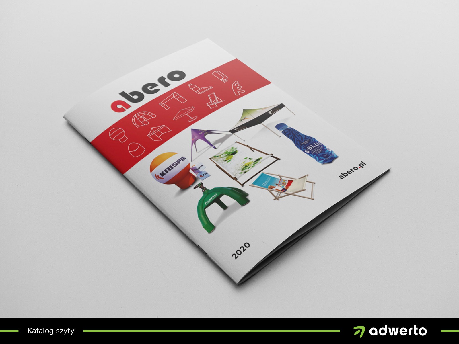 Projekt i druk katalogów dla firmy Abero