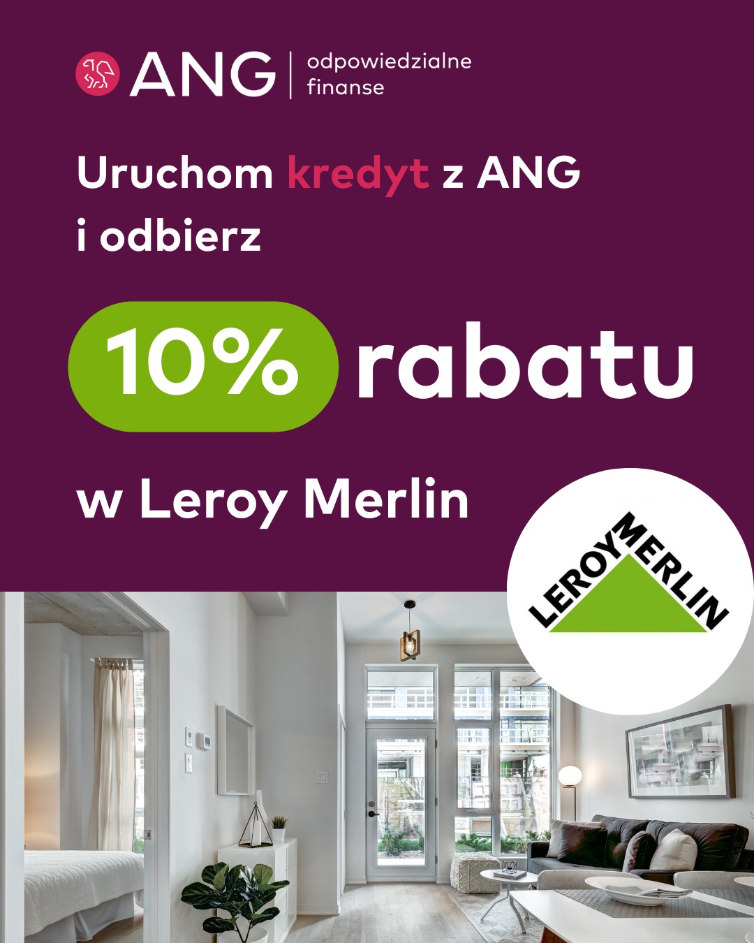 Rabat - 10% rabatu na zakupy w LEROY MERLIN