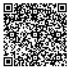 Czarno-biały kod QR, potencjalnie prowadzący do strony internetowej, aplikacji lub innych zasobów online, z wyraźnymi kwadratami w rogach, sugerujący możliwość szybkiego skanowania i dostępu...