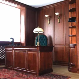 Gabinet z litego drewna na wymiar.