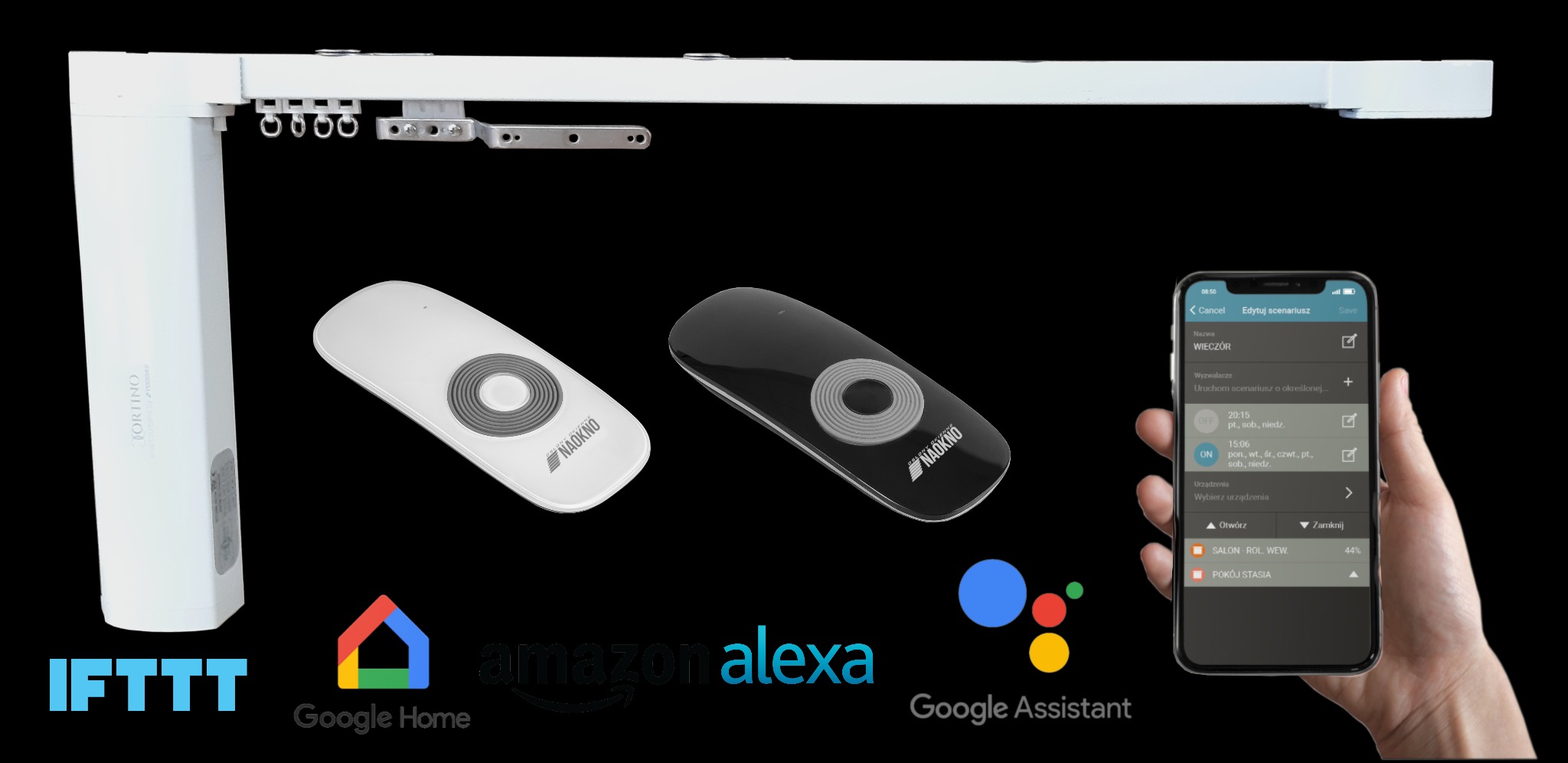 Karnisz Elektryczny Cortino