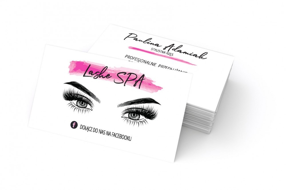 Projekt wizytówki i wydruk