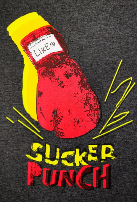 Realizacja dla Fundacji Malak o. Szustaka, 5 kolorów, sitodruk bezpośredni.