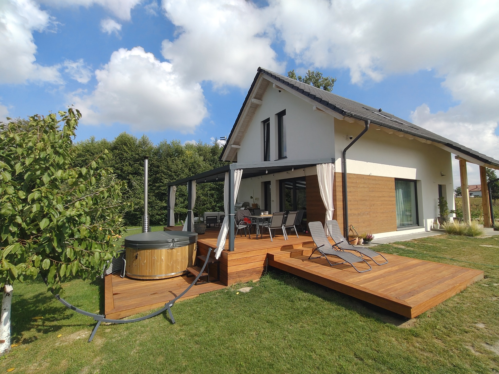 Taras drewniany w wersji egzotycznej