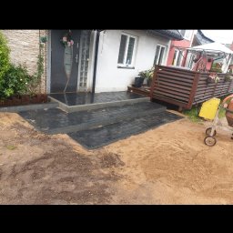 Układanie kostki brukowej Suchy Hrud 3