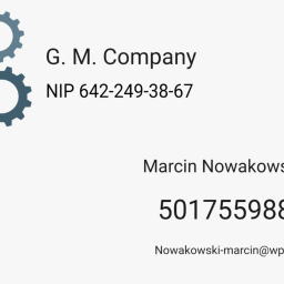 G.M.Company Marcin Nowakowski - Producent Mebli Rybnik