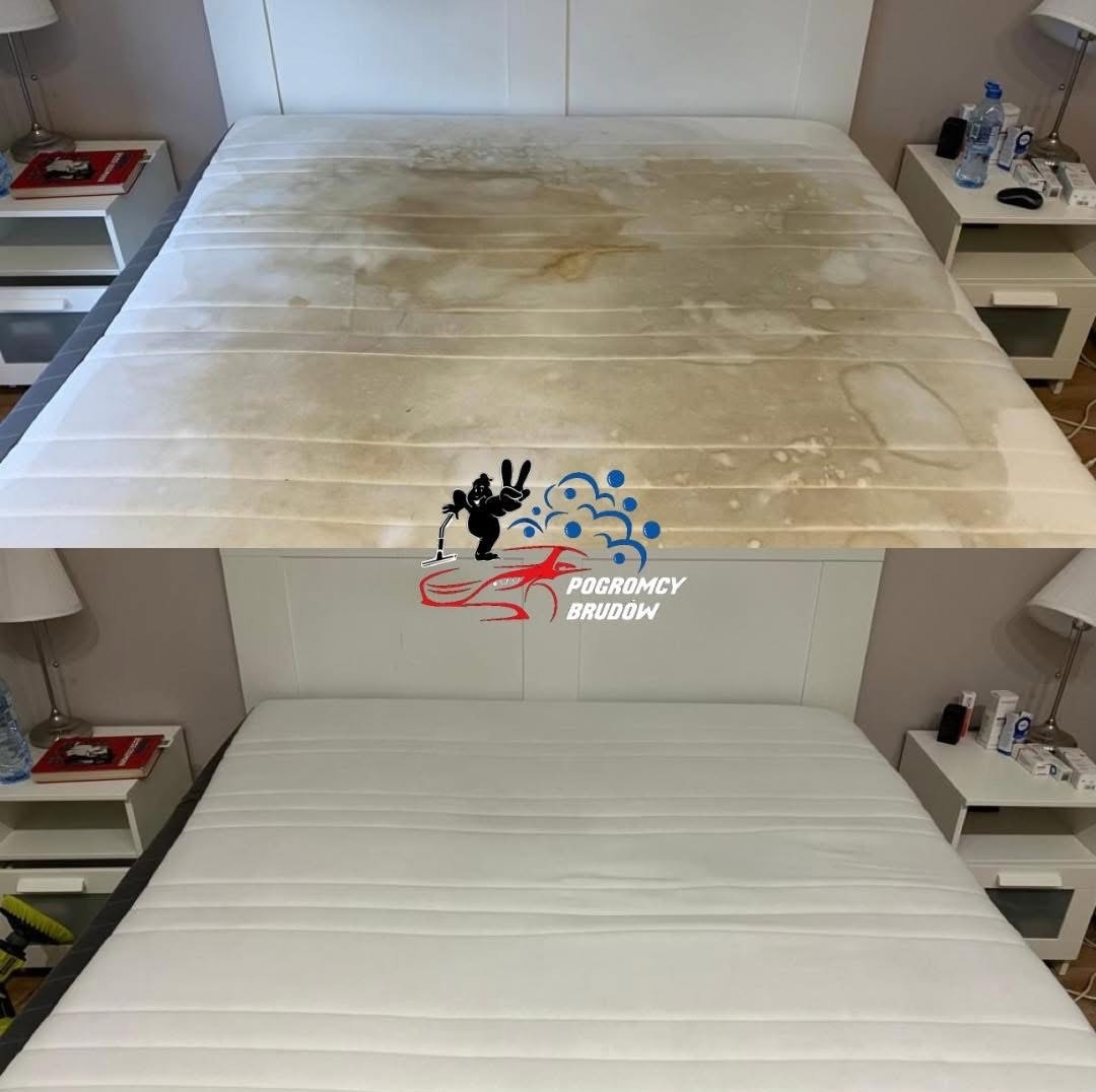 usuwanie plam z materacy