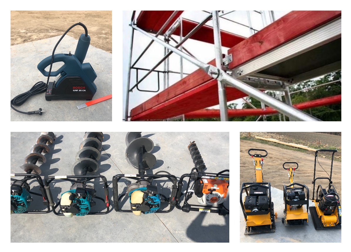 Wypożyczamy sprzęt budowlany / Rusztowania elewacyjne