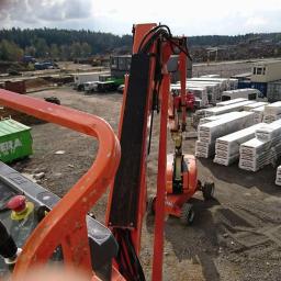 Prace na wysokościach  mataż ścian