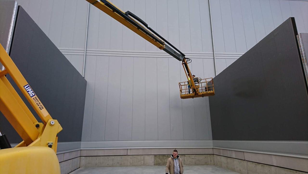 Prace na wysokościach mataż ścian