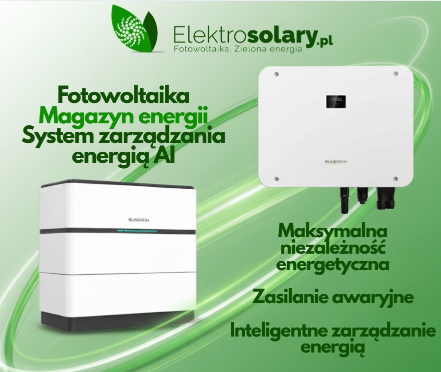 Fotowoltaika z magazynem energii, zasilaniem awaryjnym i systemem zarządzania energią
