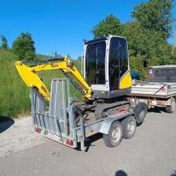 Wykopy niwelacje terenu odwierty kucie 