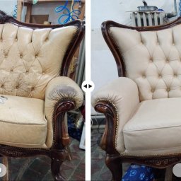 Kors Meble - Realizacja zakładu tapicerskiego Kors Meble - zmiana obicia sofy (skóra naturalna)