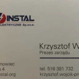 Wizytówka firmy PRO INSTAL z Sosnowca, instalacje elektryczne, dane kontaktowe Krzysztofa Wójcika, Prezesa Zarządu.