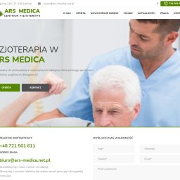 Realizacja strony dla ARS-MEDICA