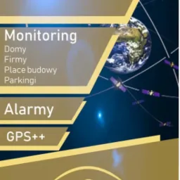 Grafika reklamowa firmy z Chojnic oferującej sieci teleinformatyczne, inteligentny dom, monitoring domów, firm, placów budowy i parkingów, alarmy oraz GPS++.