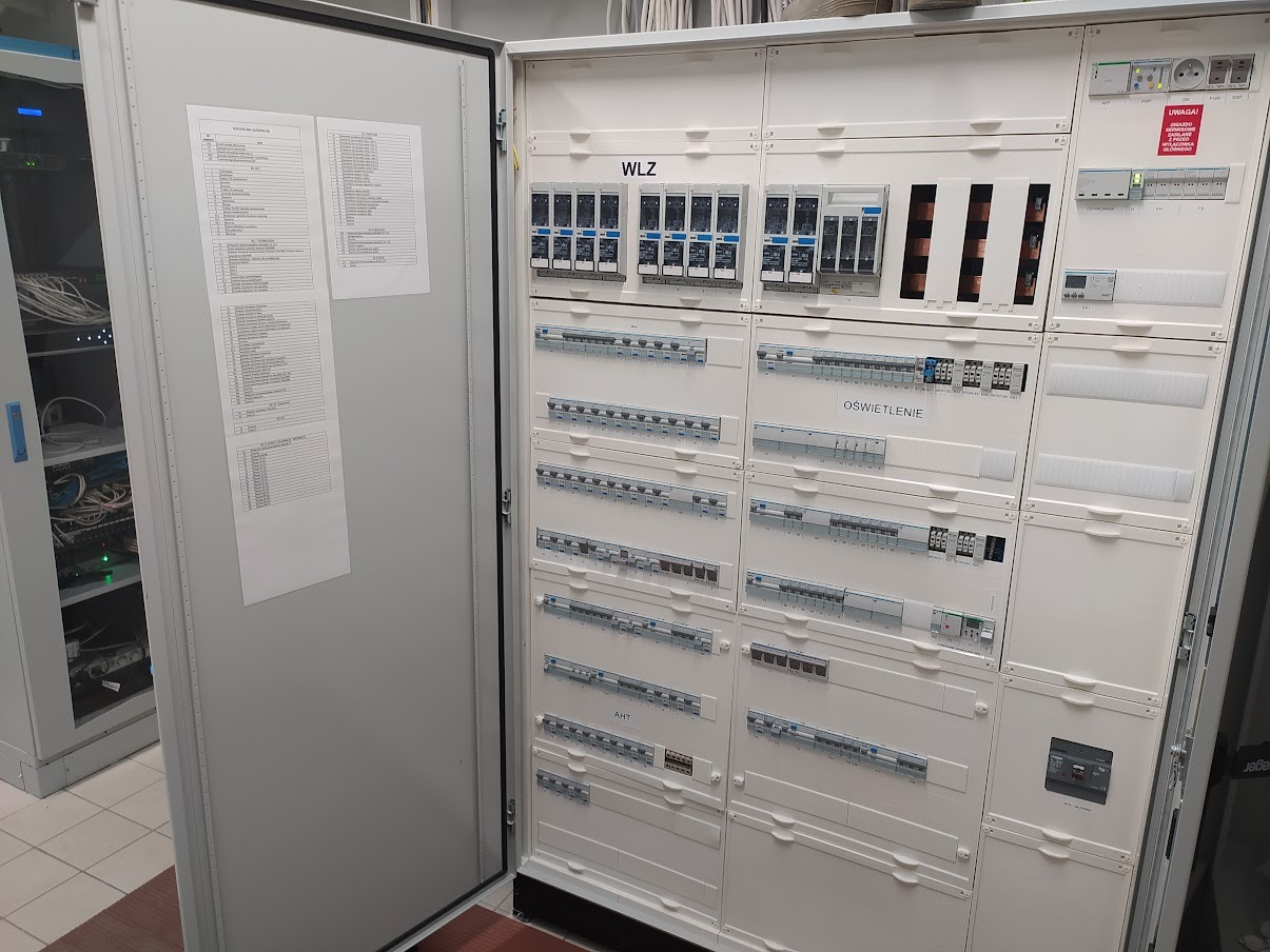 Rozdzielnia główna dla sklepu Netto w Żychlinie