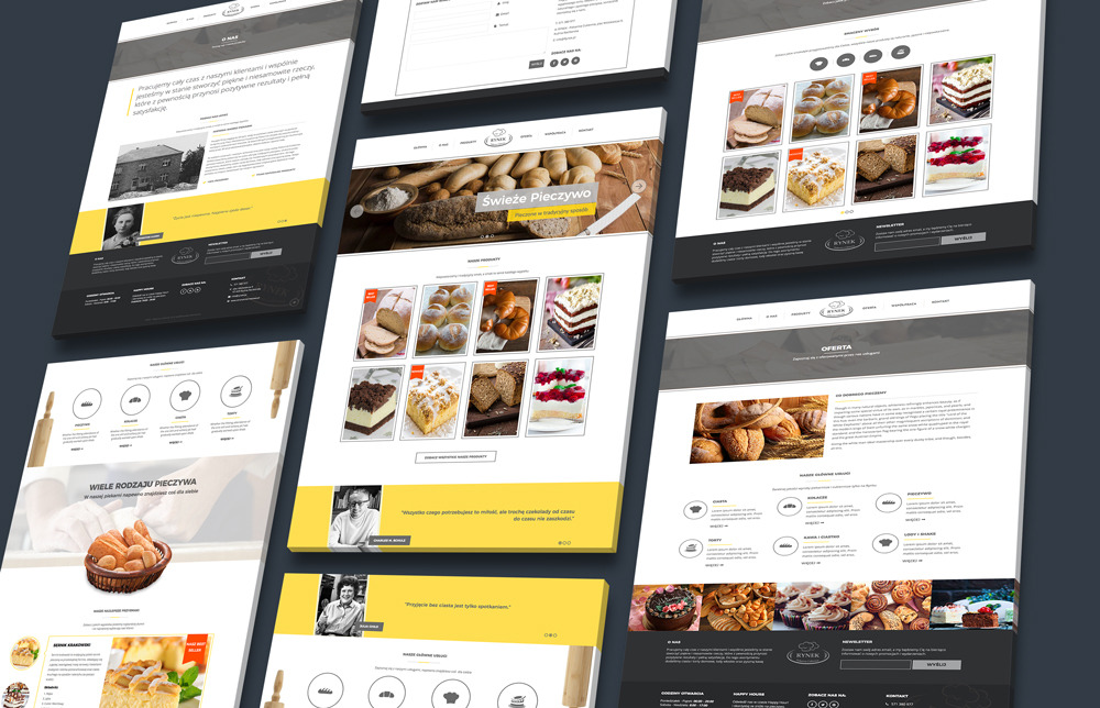 Piekarnia Rynek - Strona internetowa