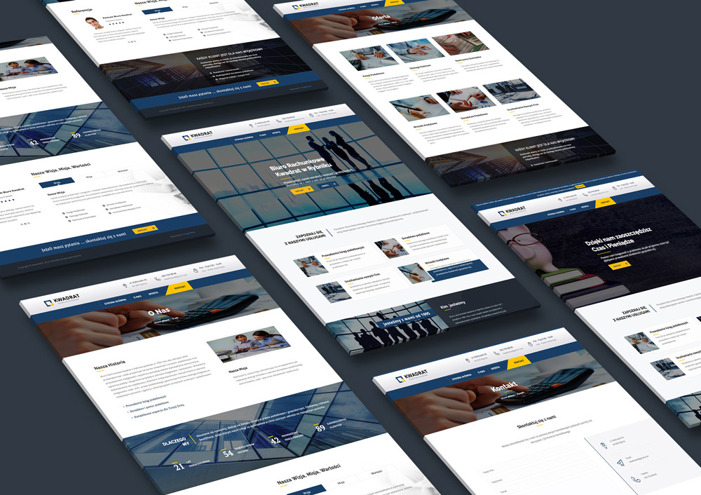 Kwadrat - Strona internetowa