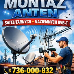 Montaż anten Kielce 1