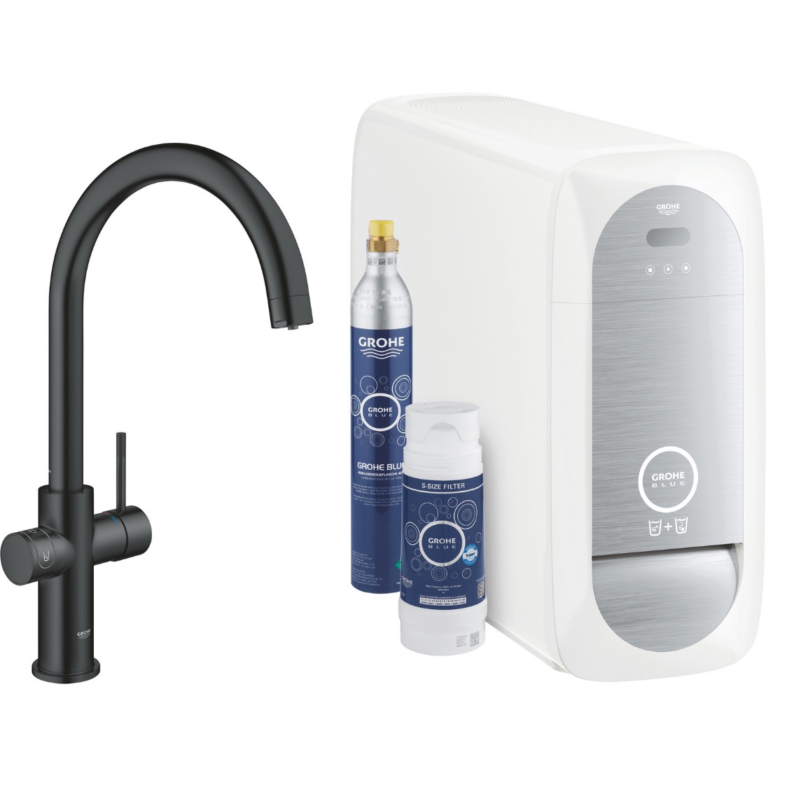 Grohe Blue Home z kranem typu C (z wodą gazowaną )