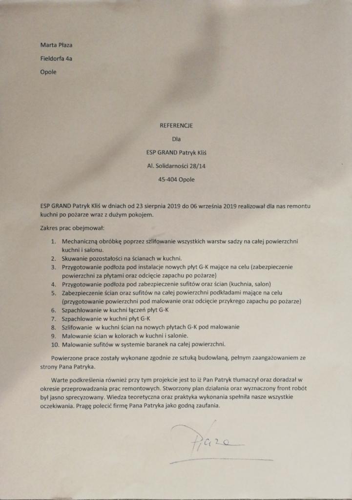 Koniec spalona kuchnia pozdrawiam