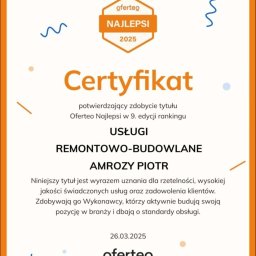 Usługi Remontowo-Budowlane Amrozy Piotr - Remonty Str&oacute;ża-Kolonia
