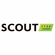 Logo firmy Scout Euro Trade na białym tle.
