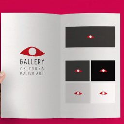 R & D Robert Sulej - Projekt logo dla galerii promującą polską sztukę.