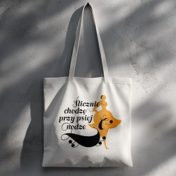 Projekt grafiki na torbę bawełnianą.